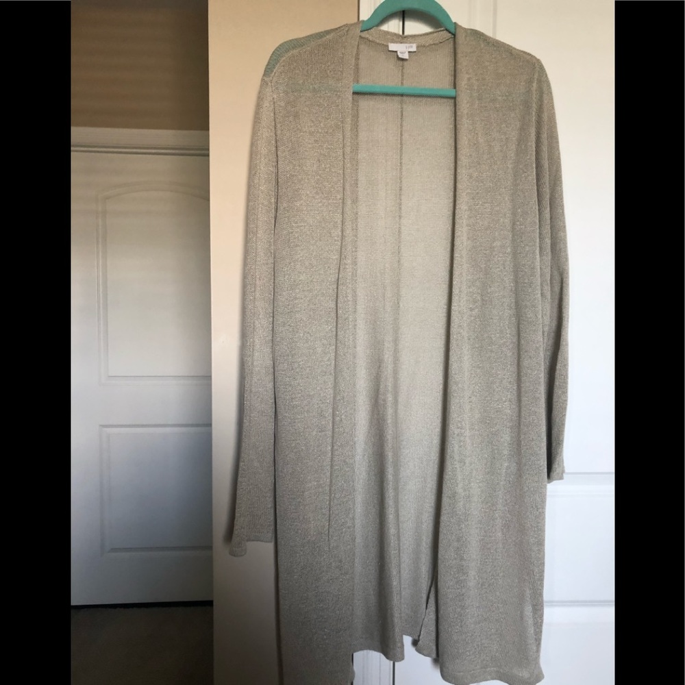 J Jill linen/ rayon duster